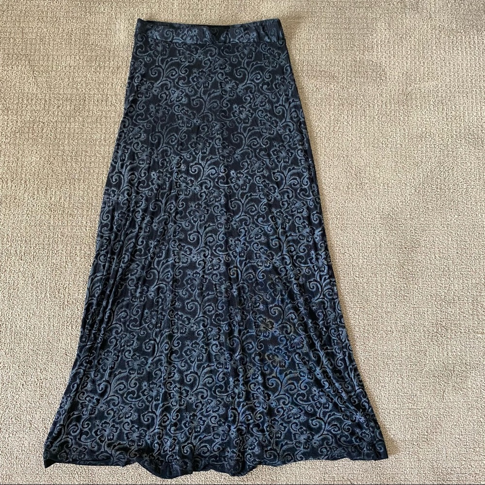 Vintage Y2K Black Fairy Midi/Maxi Skirt